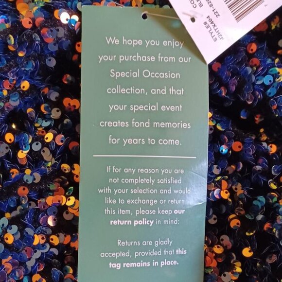 NEW! SHOWSTOPPER! B. Smart Sequin Bodycon Special Occasion Party Dress Size 7 - Picture 11 of 13